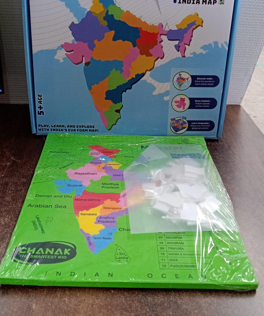Aditi Mapster India Map EVA Foam Puzzle Set