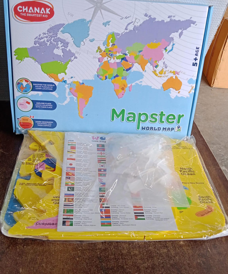 Aditi Mapster World Map EVA Foam Puzzle Set