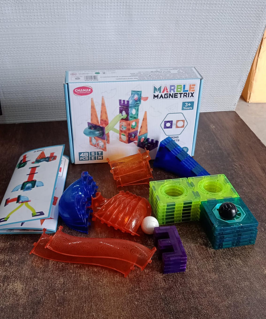 Marble Magnetrix Magnetic Marble Run Building Set