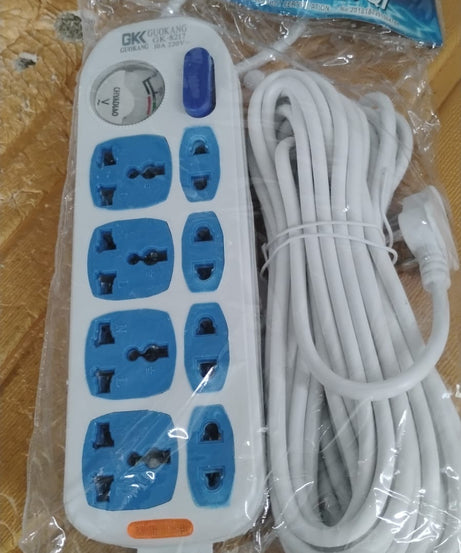8 socket Heavy Duty Power Extension Board (10 mtr. / 1 Pc)