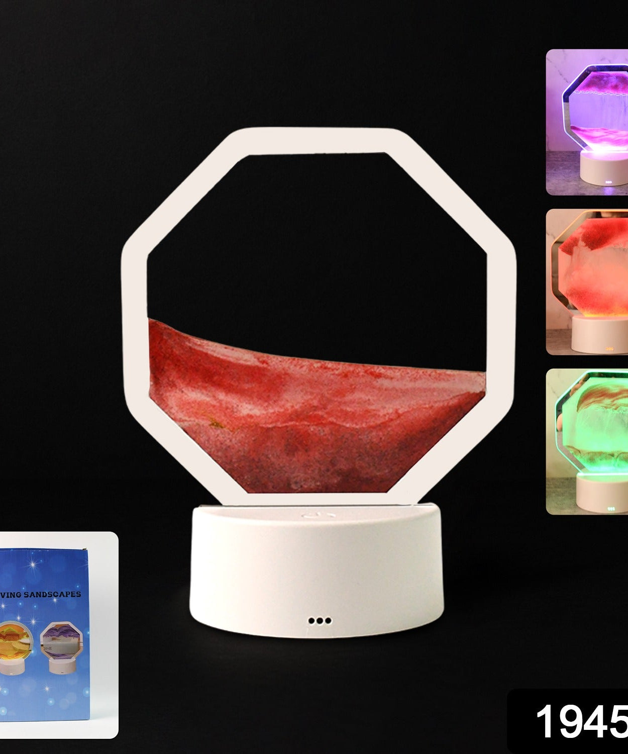 LED Moving Sand Art Table Lamp