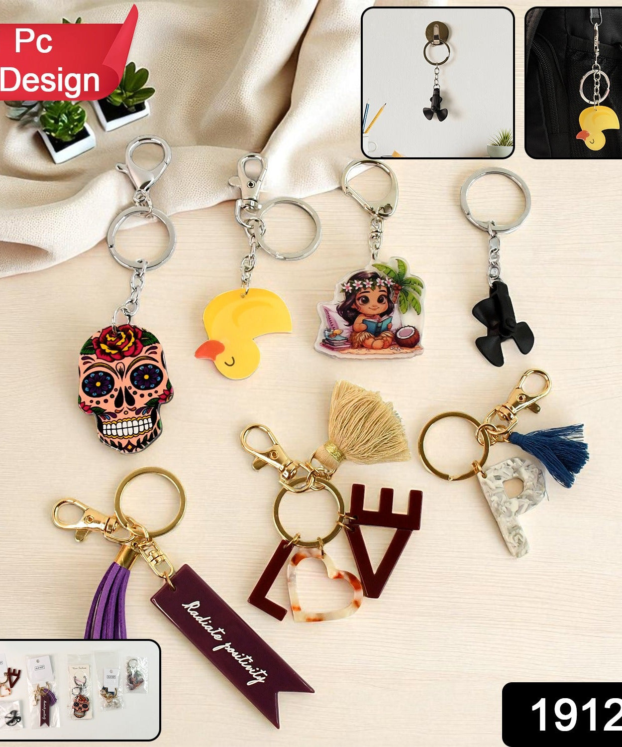 Cartoon Keychain Collection