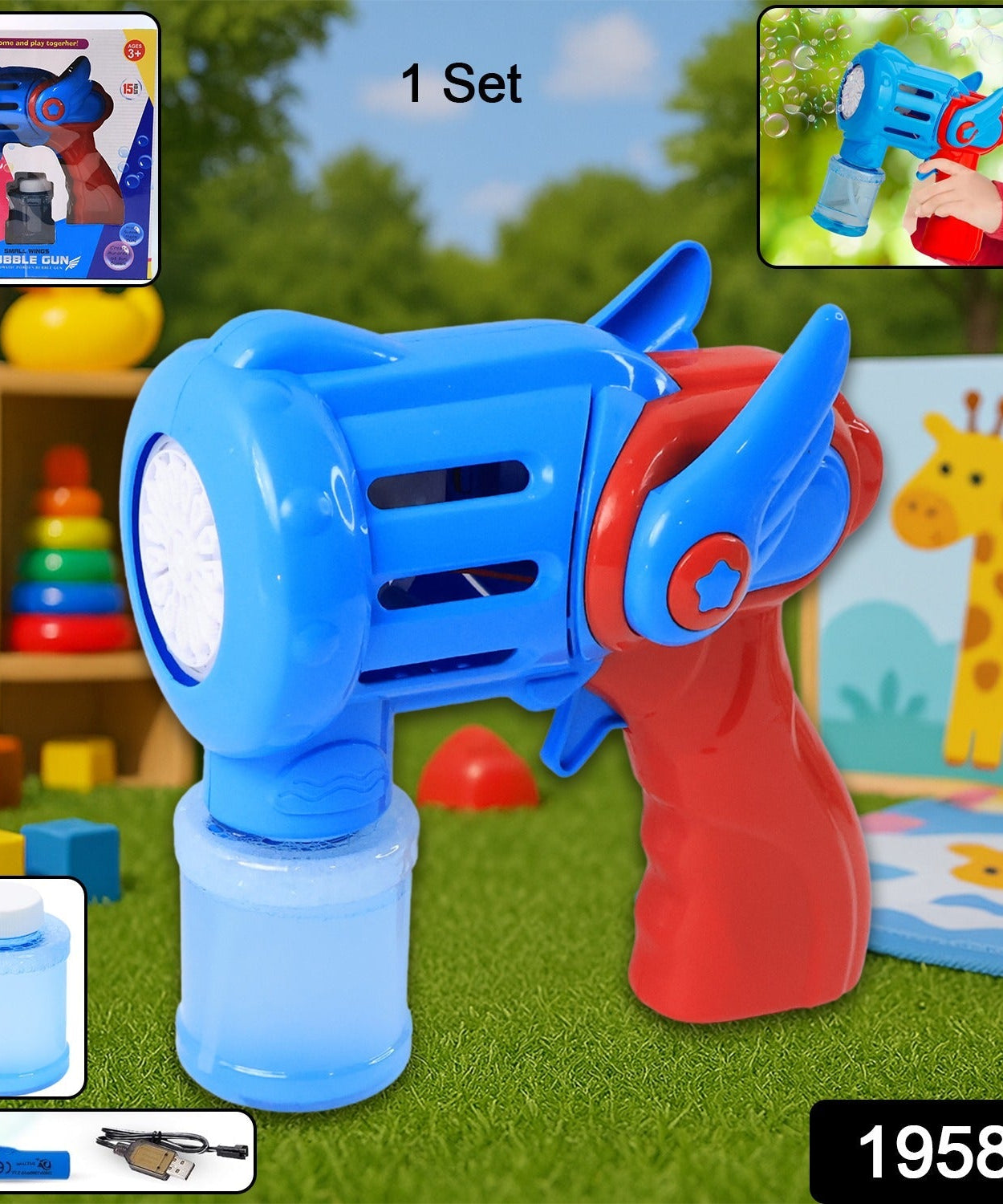 Automatic Bubble Blower Gun