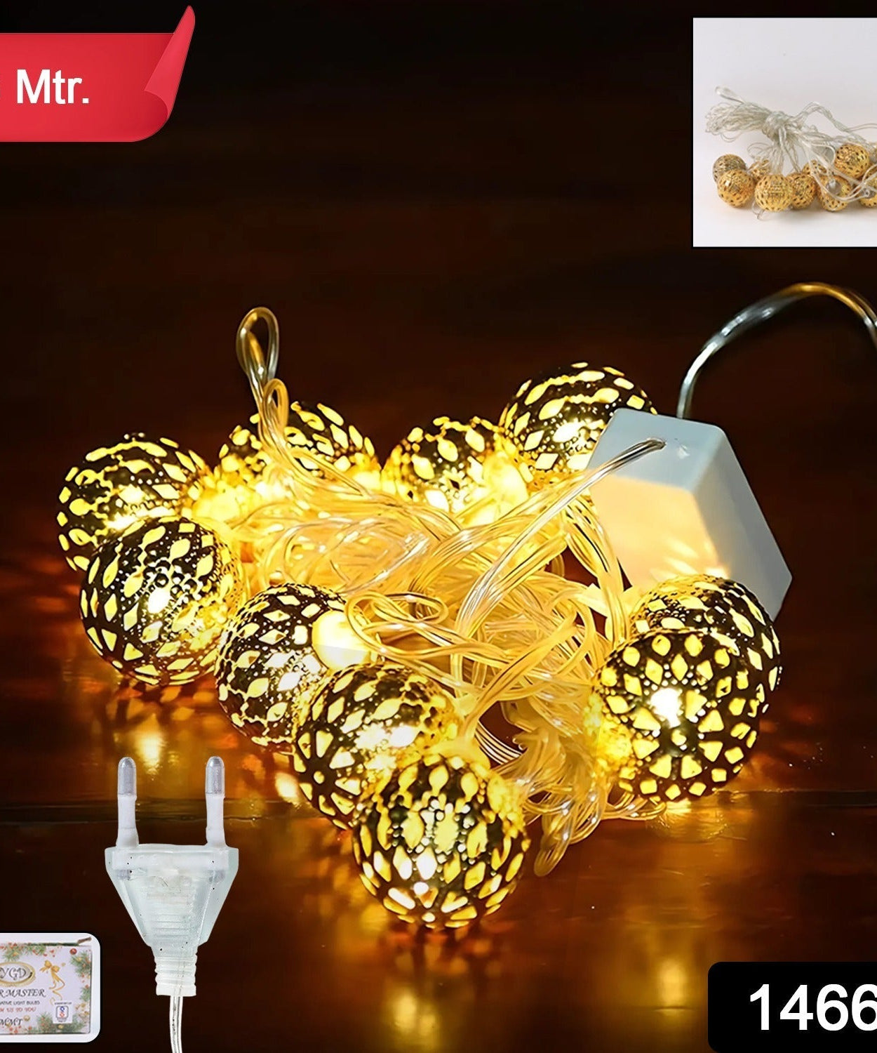 Golden Idol LED Puja Diya