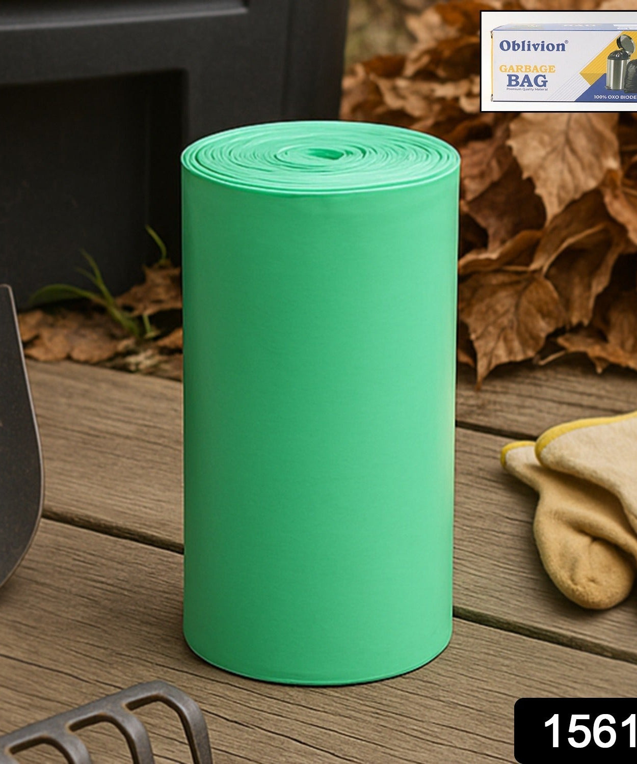 Bio-degradable Eco Friendly Garbage / Trash Bags Rolls (24x32 Cm / 1 Pc / Mix Color)