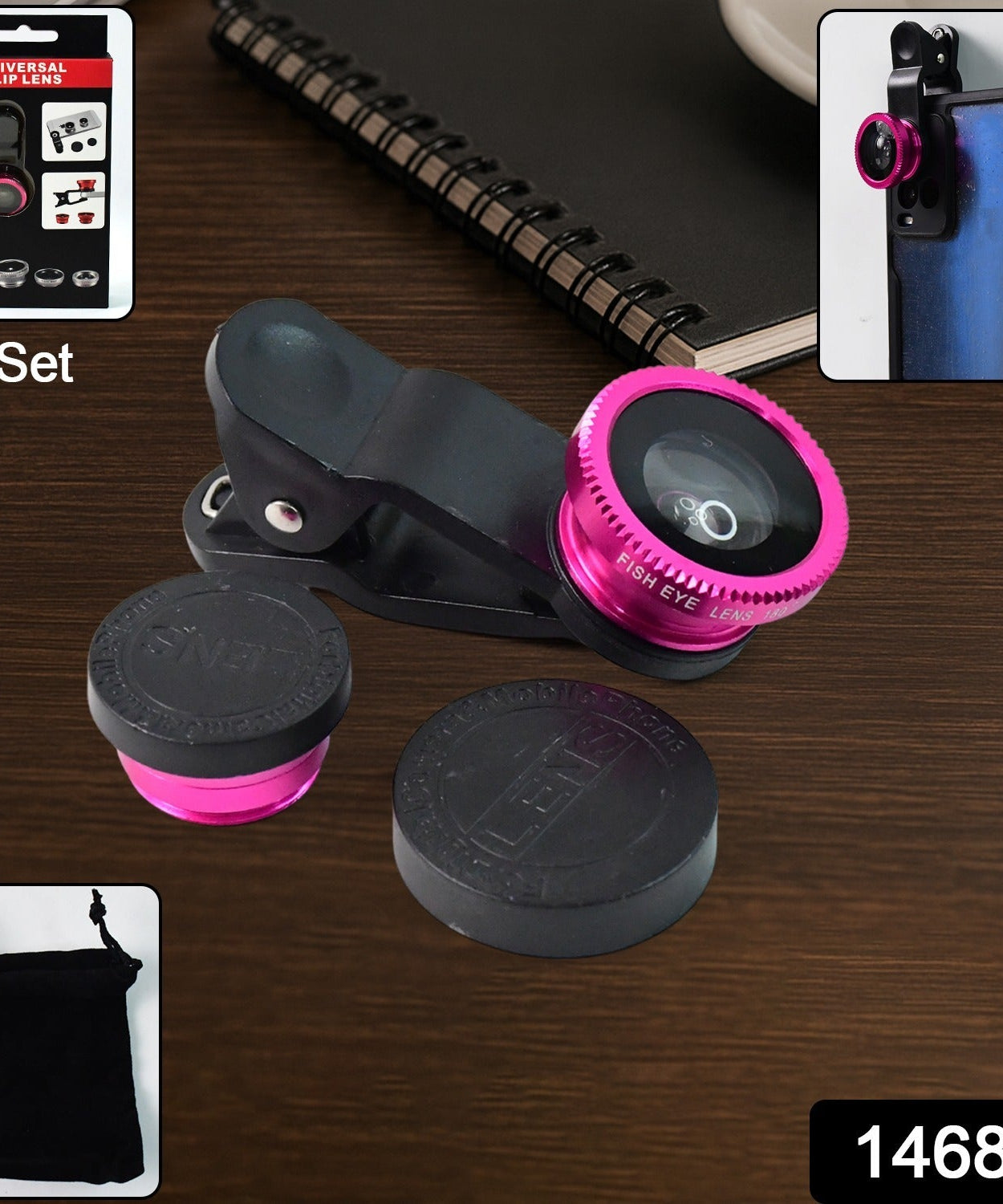 Portable Clip-On Lens for Smartphones