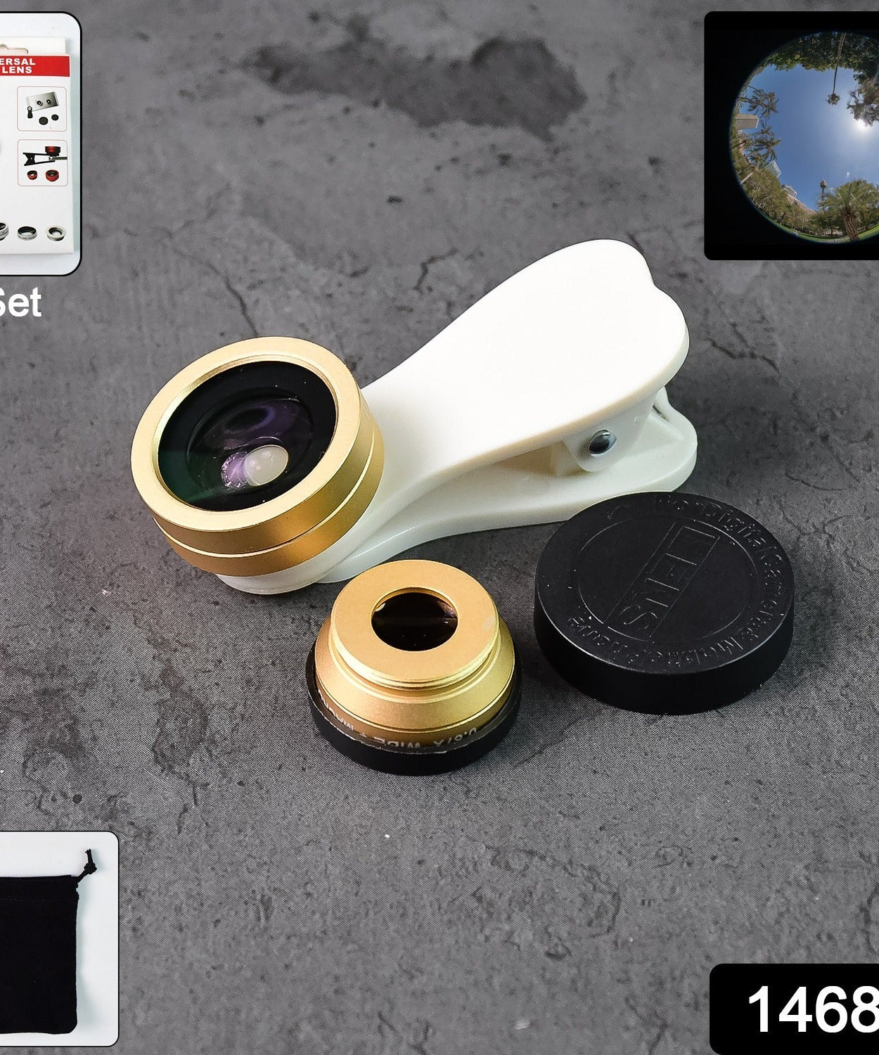 Portable Mobile Camera Clip-On Lens Set