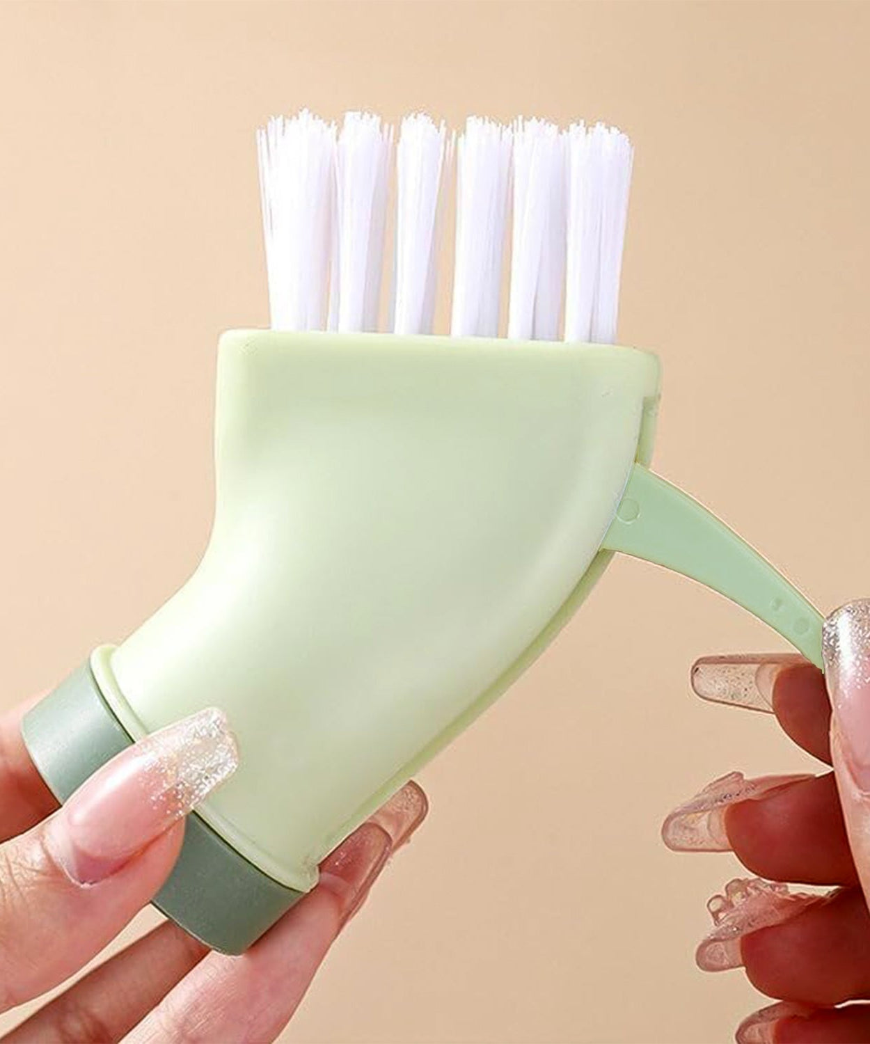 Dual-Action Scrubbing Brush