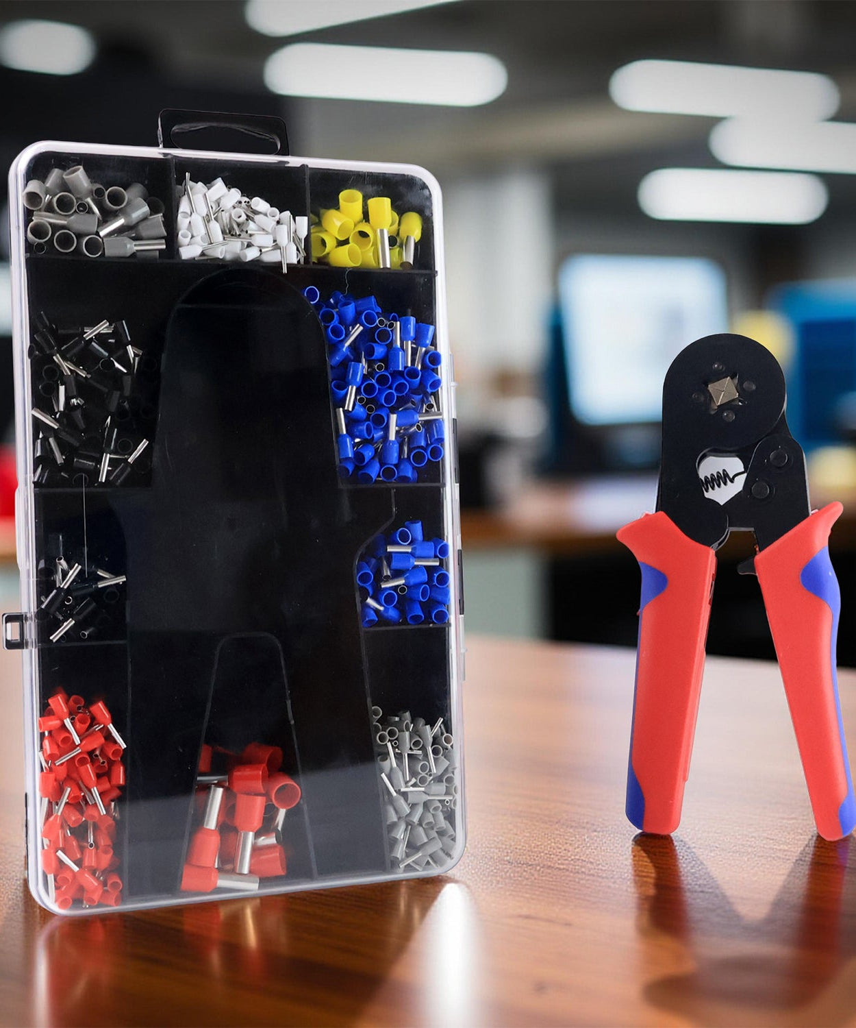 1200Pcs Ferrule Crimping Tool Set 