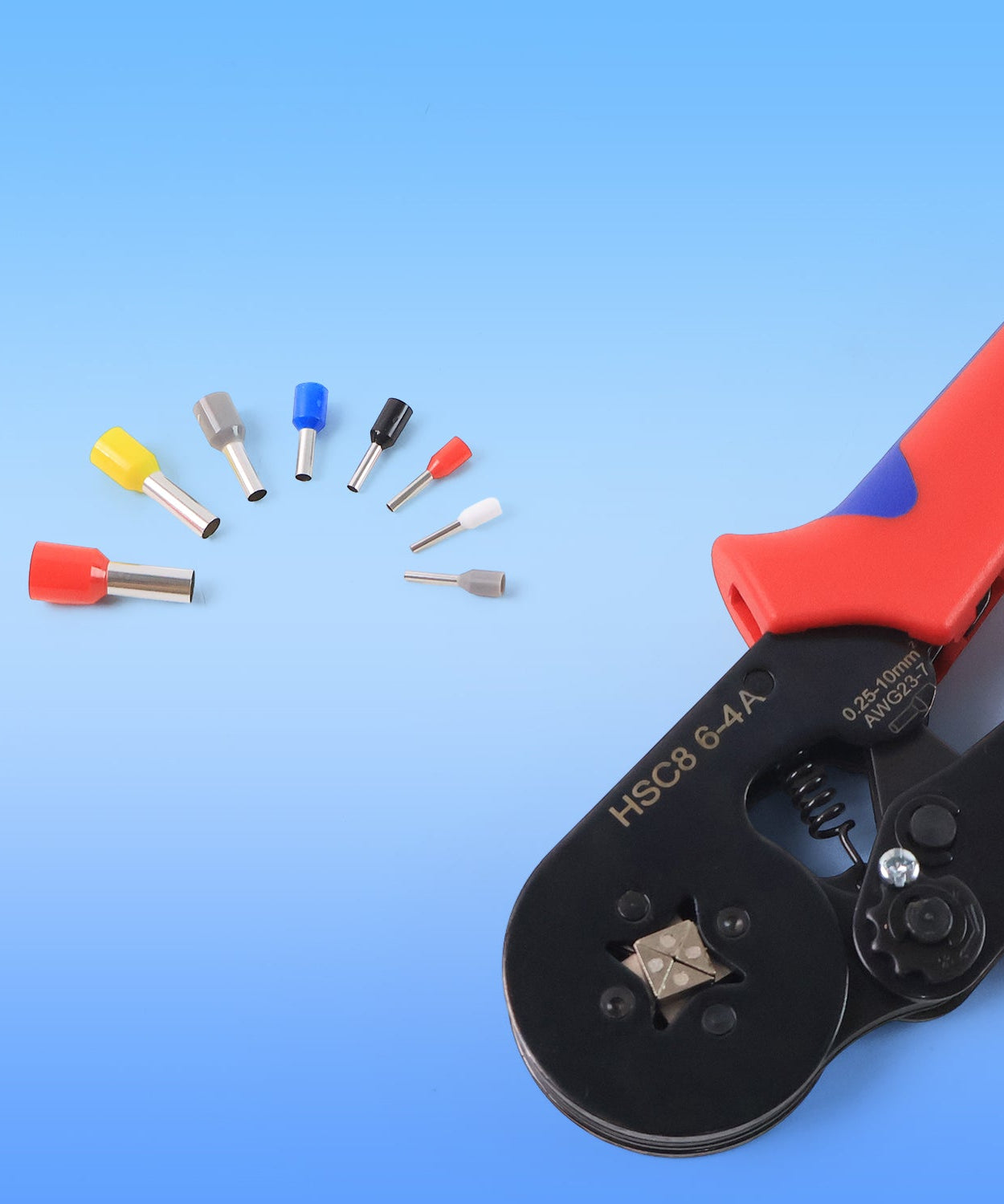 Approx 1200 Piece Ferrule Crimping Tool Kit Set