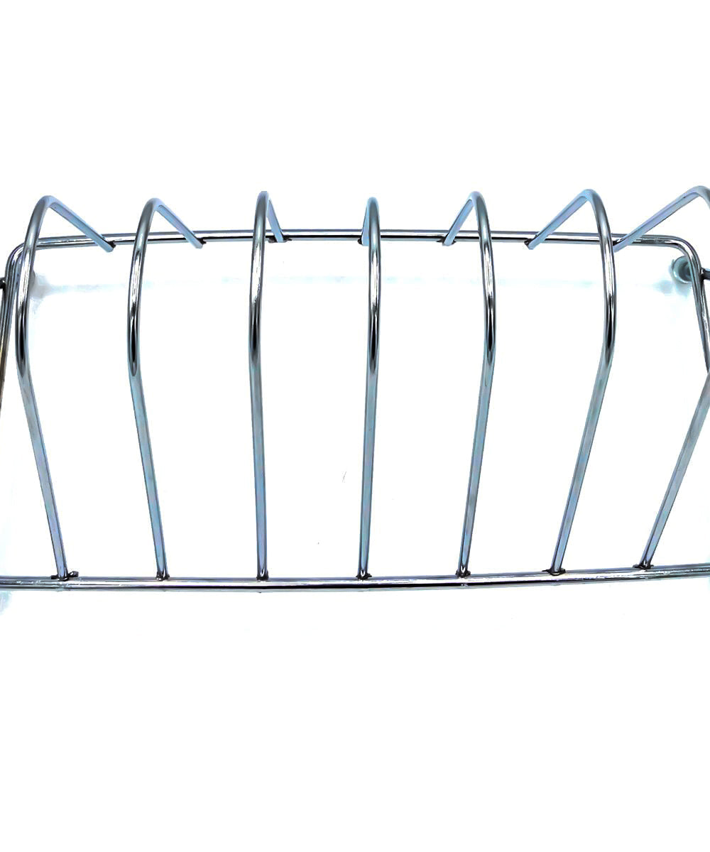 Durable square plate stand for kitchen organization