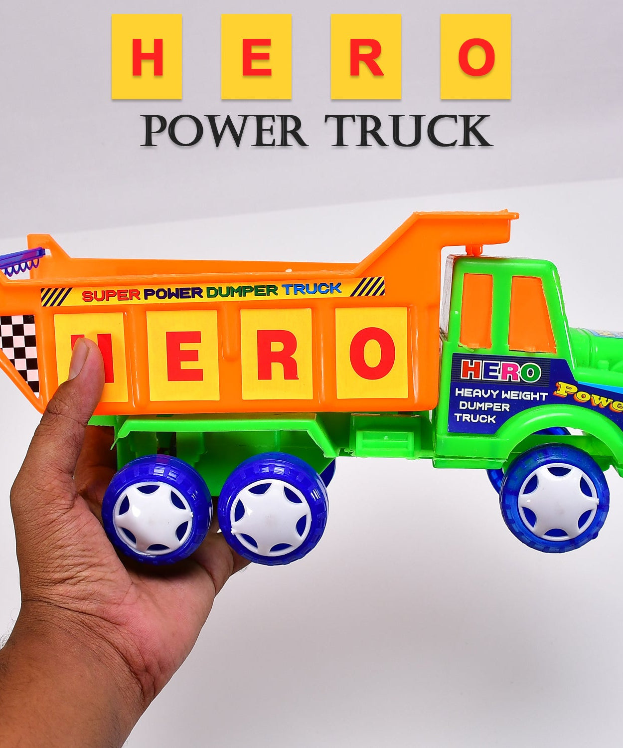 Truck Toy - Jumbo Large Size Plastic Heavy Weight Truck Toy 