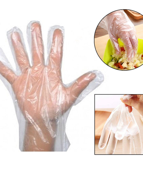 Clear gloves on hand