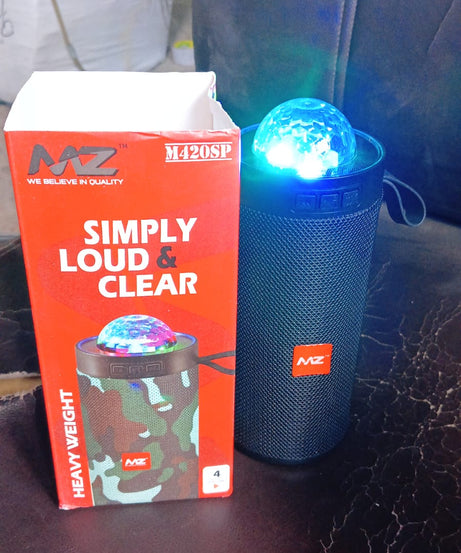 3D Disco Light Sound Bluetooth Speaker (1 Pc)