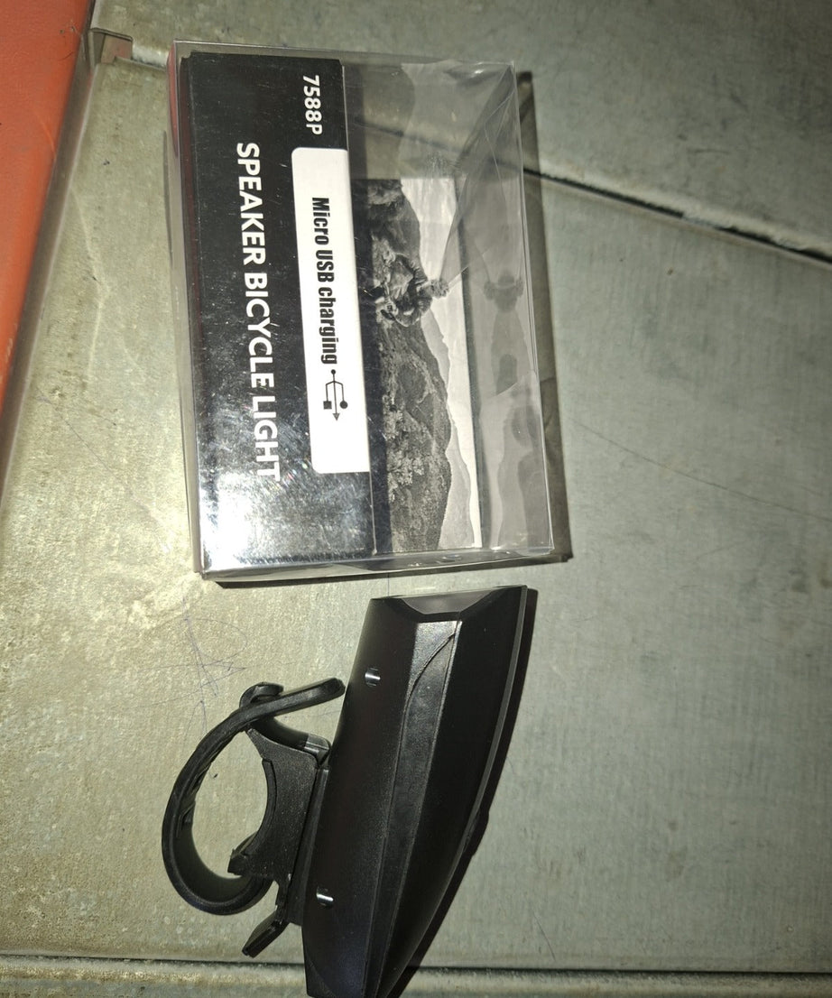 Bicycle LED Light Work On Battery (Speaker Not Included)