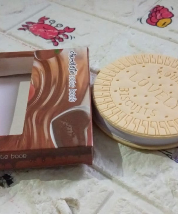 Premium chocolate book with original chocolate smell