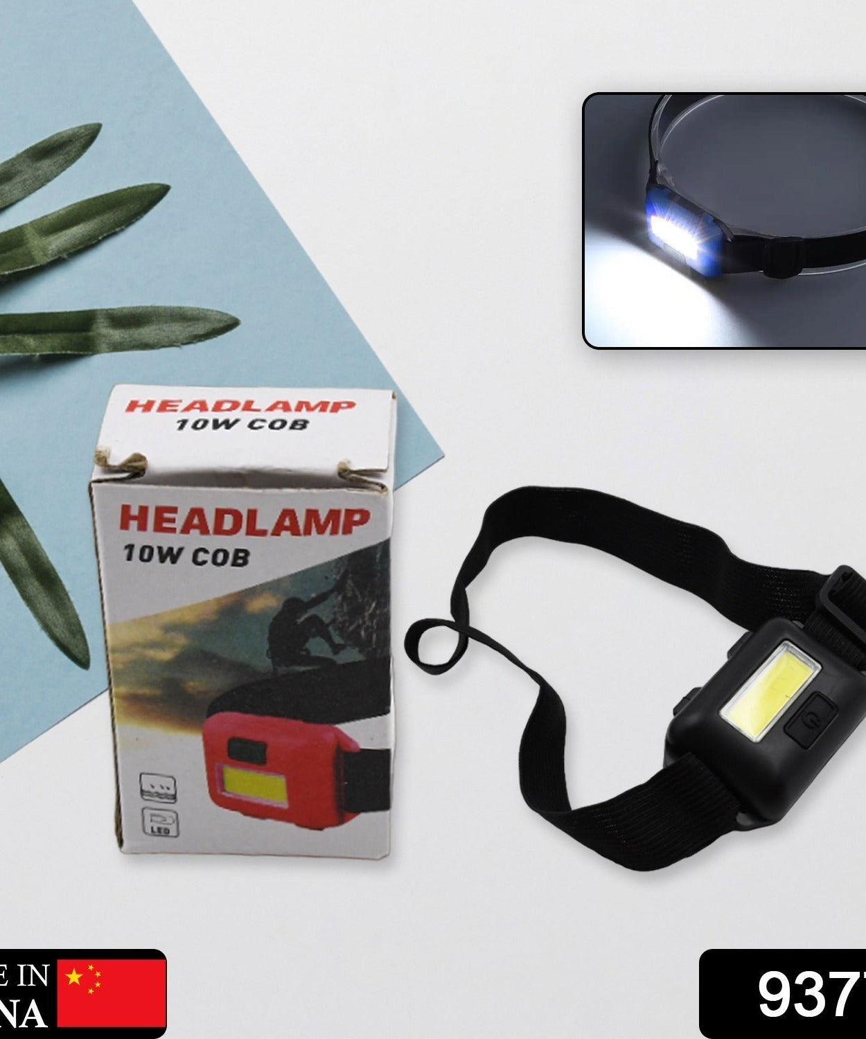 10W COB Waterproof Headlamp – Portable Lantern for Camping, Hiking, Cycling & Hunting (1 Pc)