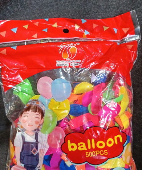 Large pack of non-toxic water balloons with vibrant colors for Holi
