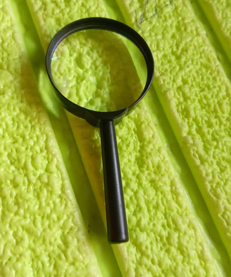 Real Glass Magnifying Lens for Reading, Breakage-Proof (50 mm)