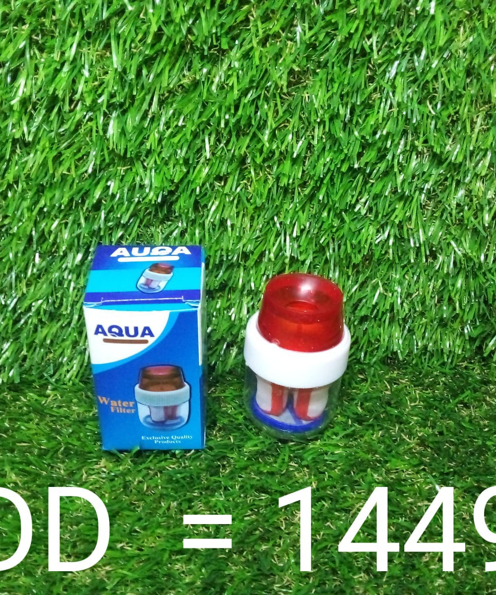 Candle filter cartridge for taps, plastic material.