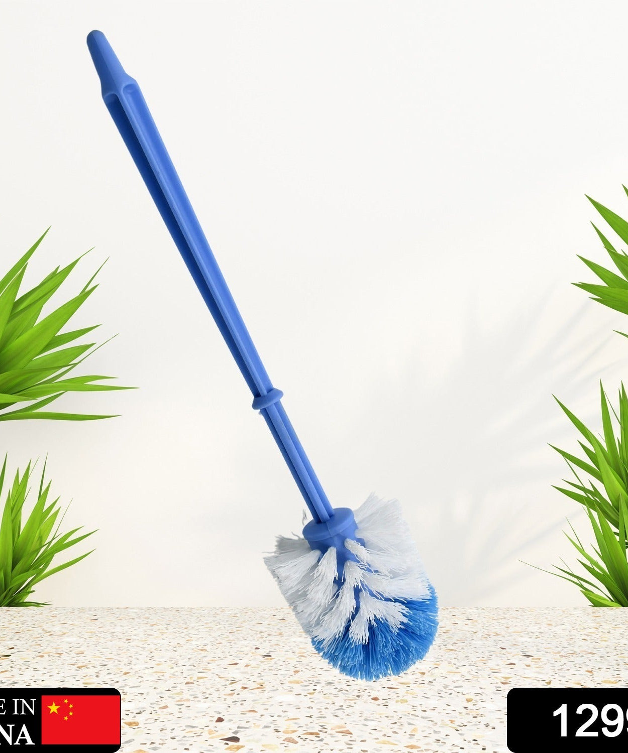 Plastic toilet cleaner brush for bathroom cleaning
