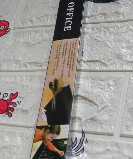 Blackboard wall sticker close-up