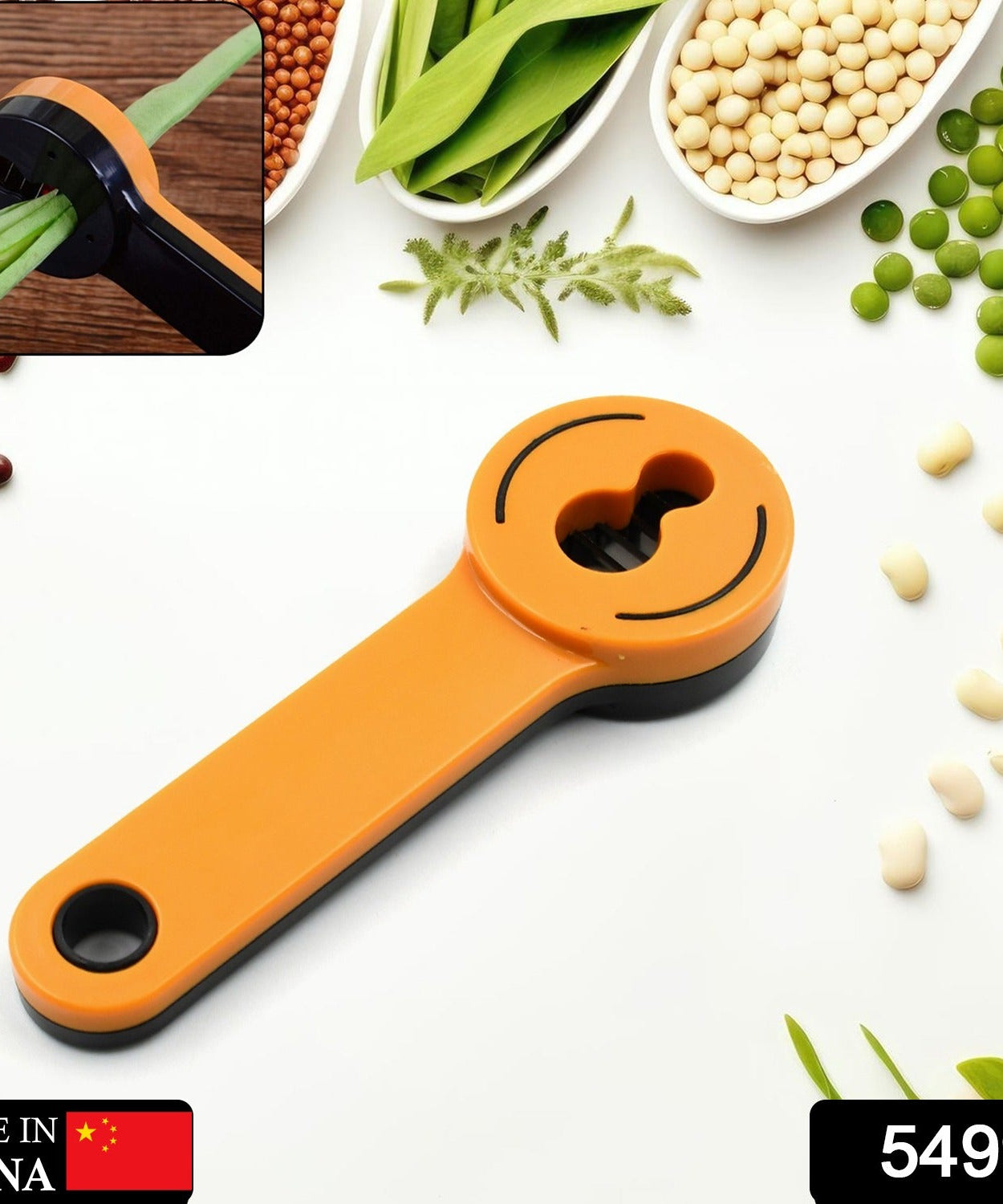 French-style vegetable slicer cutter with peeler function, ideal for kitchen use.