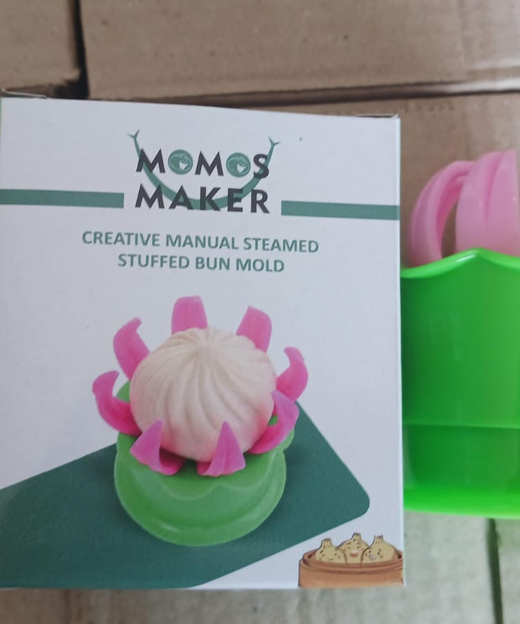 Complete momo maker tools set for preparing dumplings.