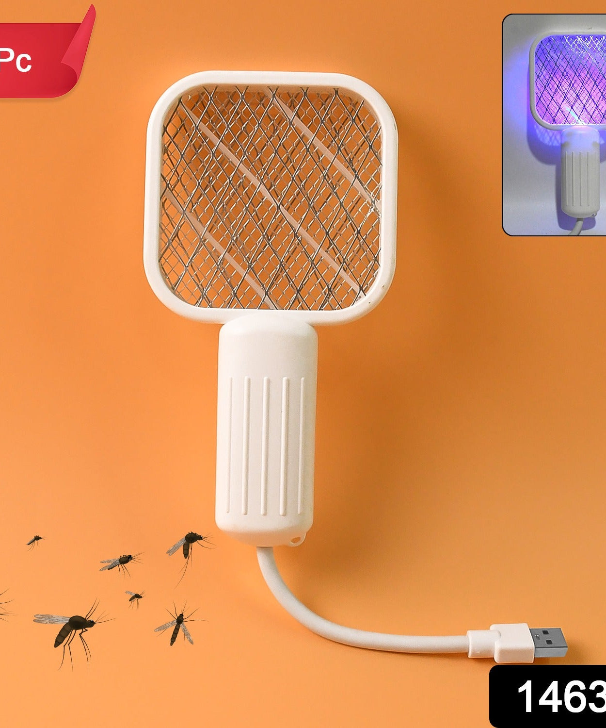 USB Rechargeable Insect Killer Racket 