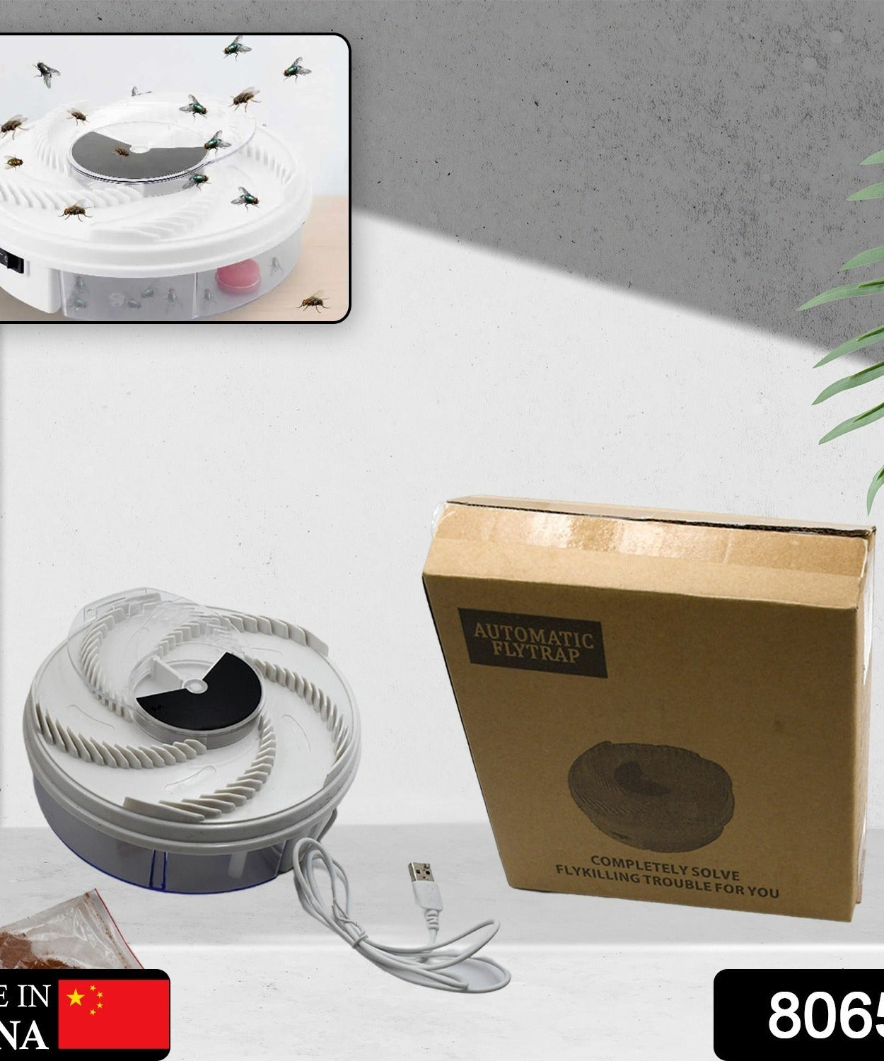 Insect catcher device for home use.