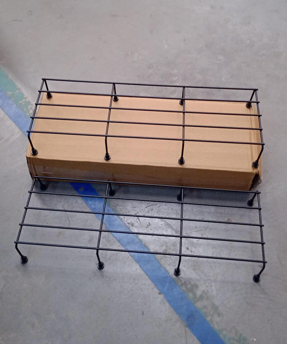 Metal Rectangle Flower plant stand for balcony (60×20 Cm / 2 Pc Set)