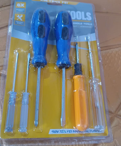 6-in-1 Multi Screwdriver Hand Tool Kit Set