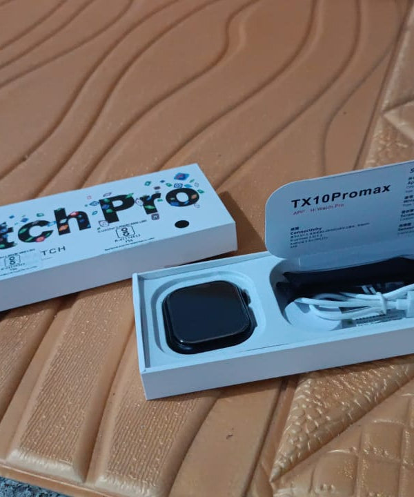 TX10 Pro Max Large Display Wireless Charging Smartwatch (1 Pc)