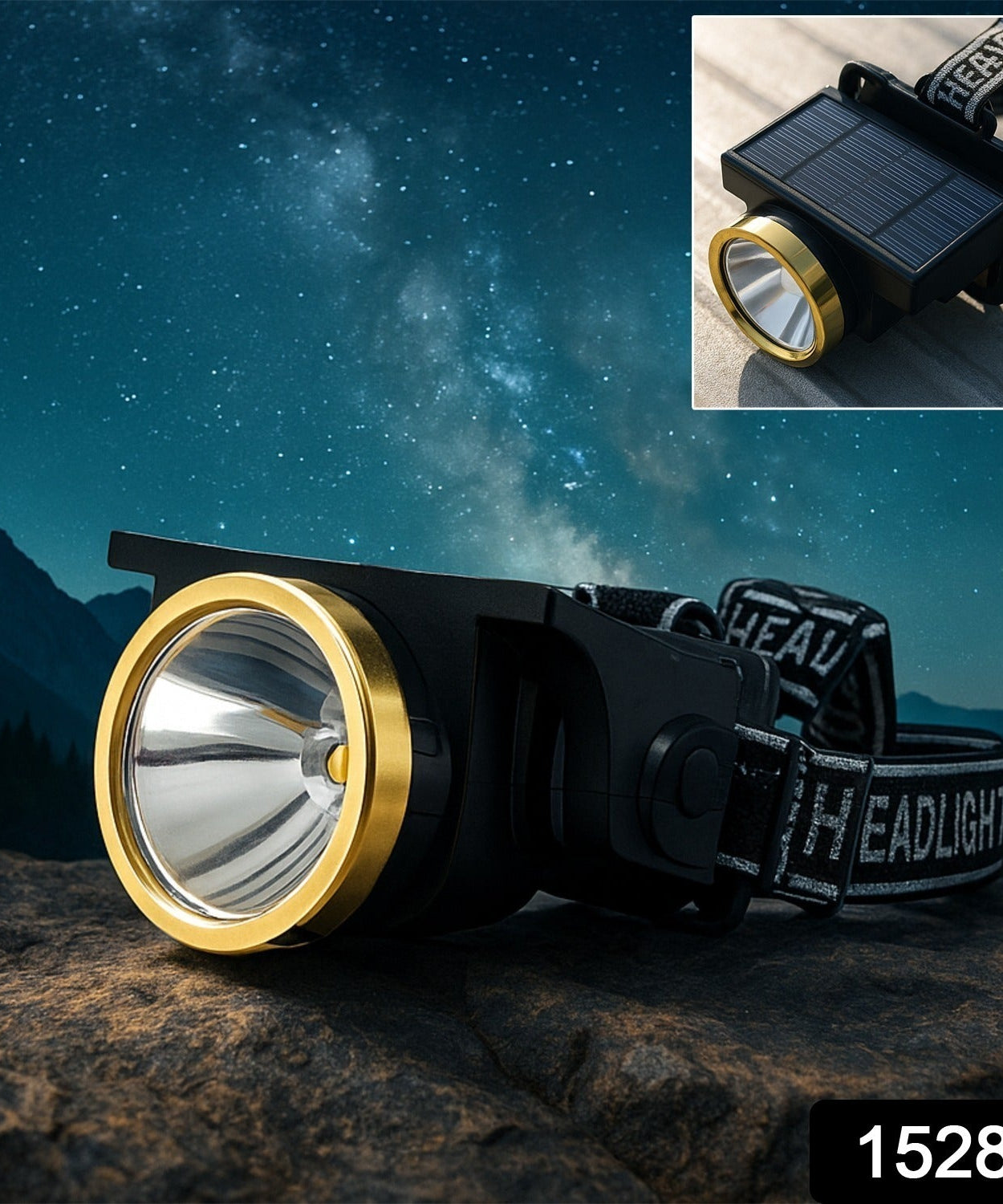 Rechargeable Solar LED Head lamp