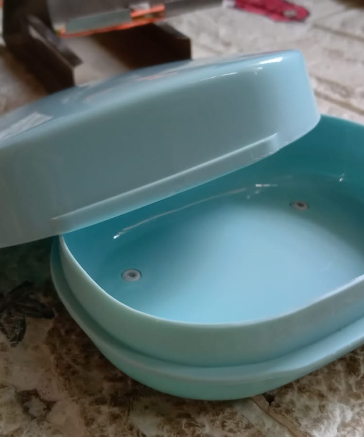 Soap Container, Soap Box Household Kitchen and Bathroom Can Use PP Material Drain Box, Soap Dish, for Bathroom Shower Home Outdoor Camping ,Sabudani (1 Pc)