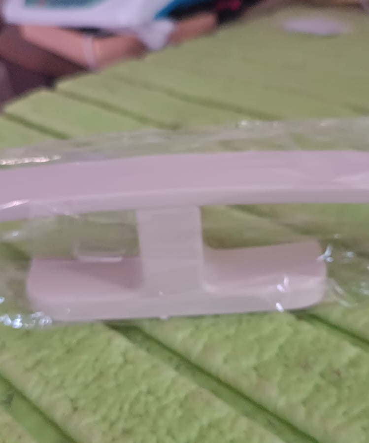 Bathroom Towel Slipper Hanging Rack Self Adhesive Wall Mounted (1 Pc)