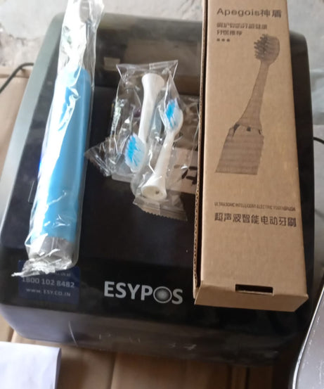 Adult Waterproof Electric Toothbrush 1 Head Battery Operated Toothbrush (1 Pc / Battery Not Included / Mix Color)