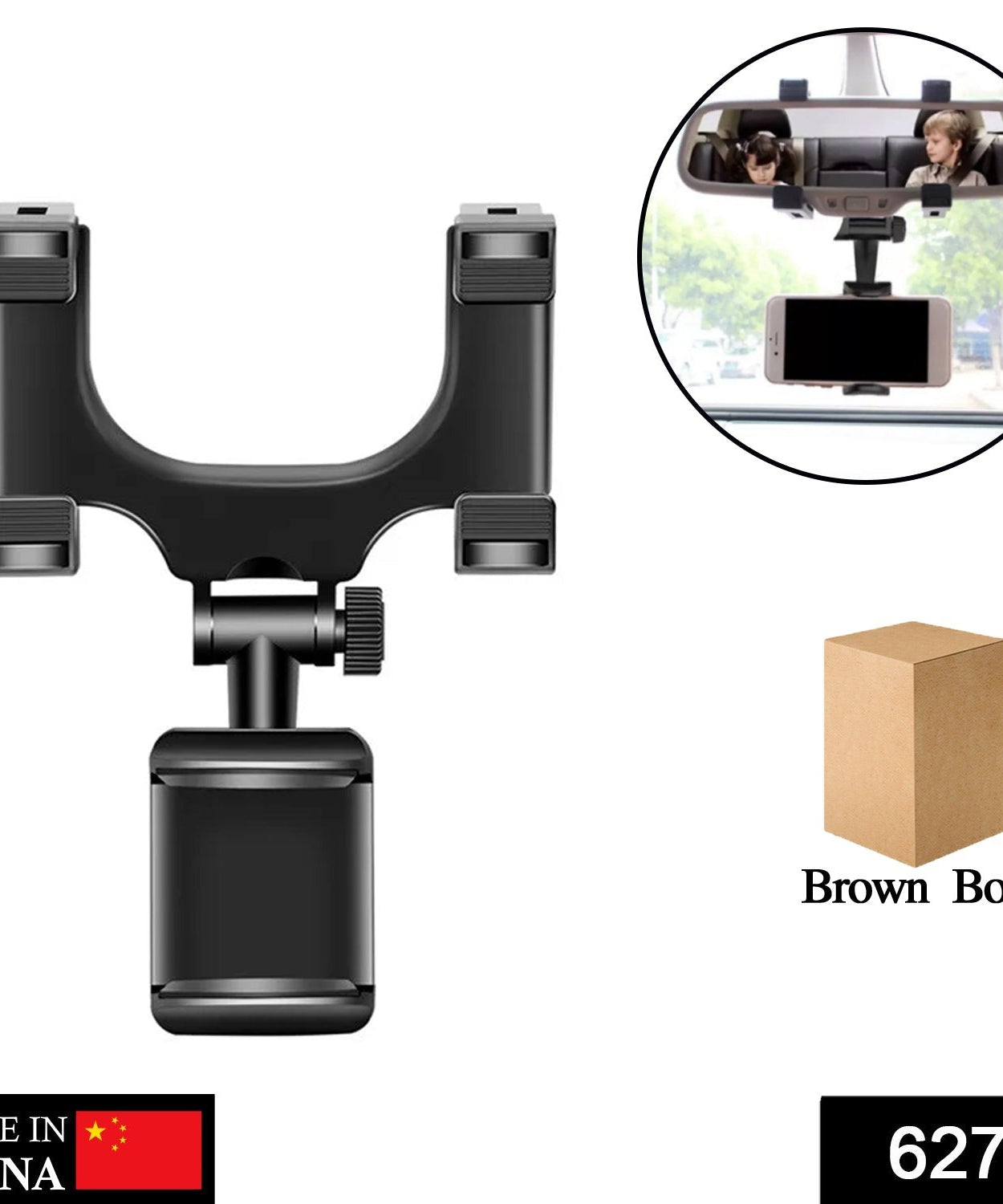 Rear View Mobile Holder Universal Vehicle Rear View Mirror Mobile phone Mount Stand