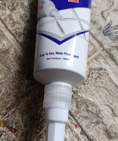 Waterproof Tile Gap / Crack / Grout Filler Water-Resistant Silicone Sealant for DIY Home Sink Gaps / Tiles Gaps / Grouts Repair Filler Tube For Home, Office, Bathroom, Toilets(180 Ml)