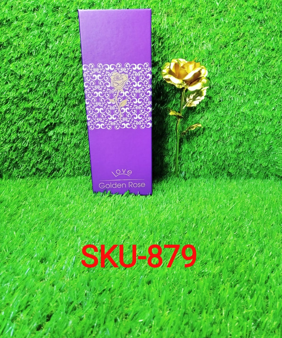 10-inch golden rose gift