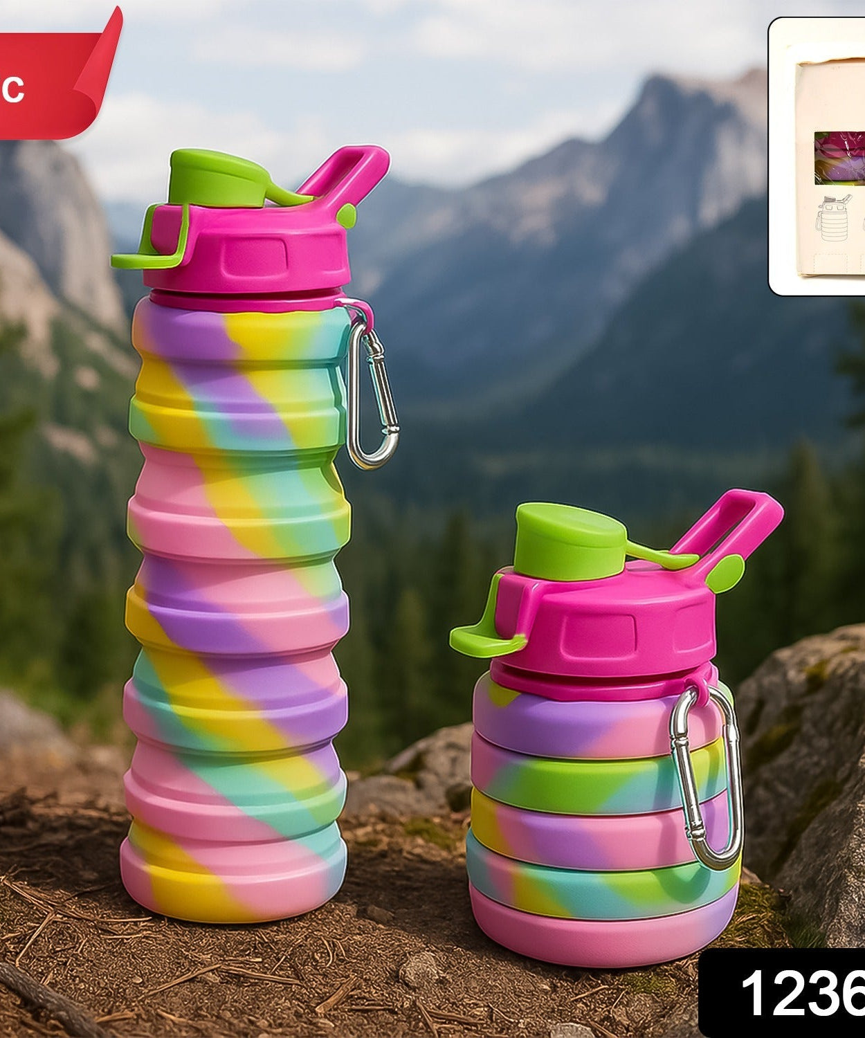 Twist & Fold Silicone Bottle