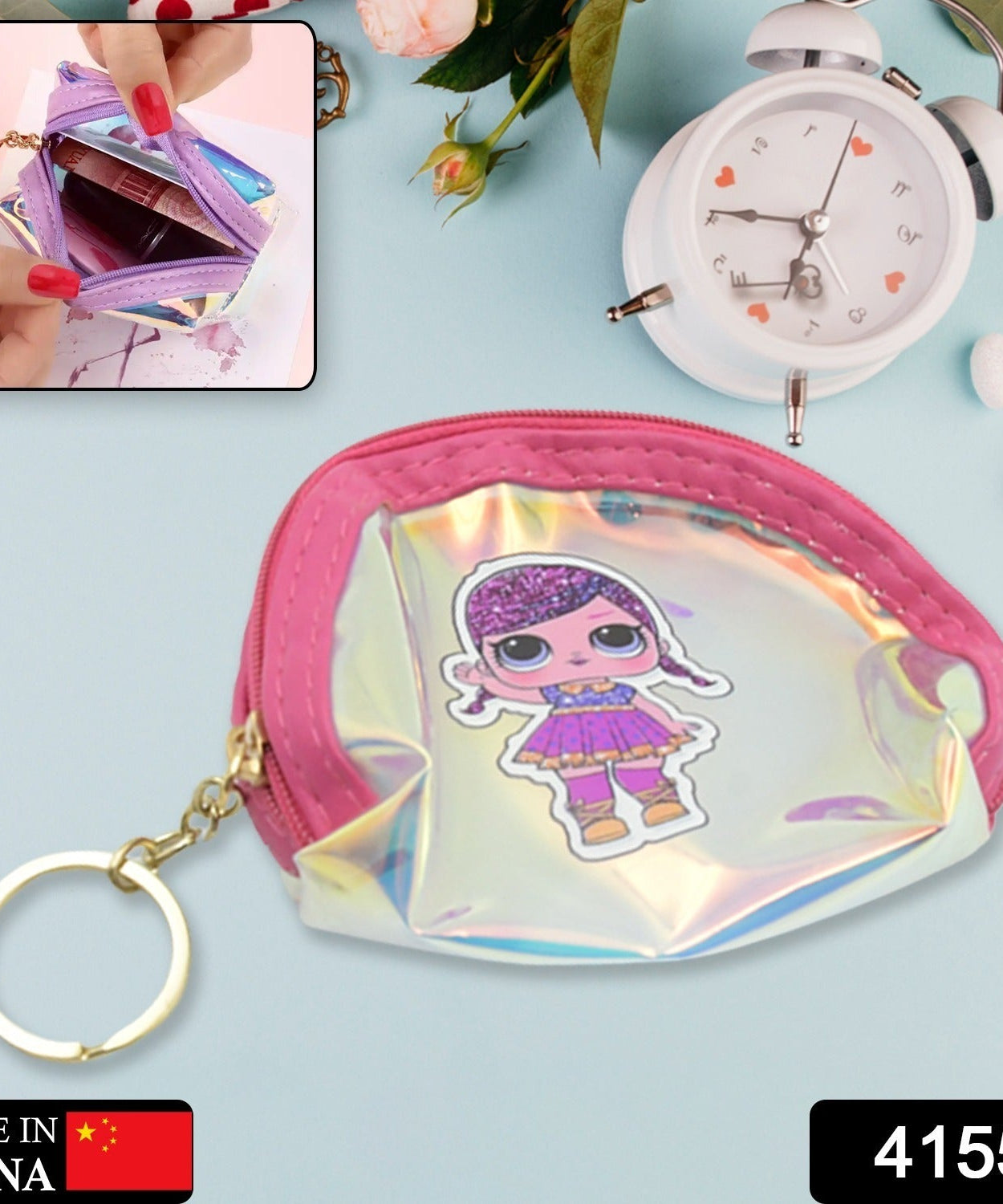 Small size handbag for kids with fun designs.
