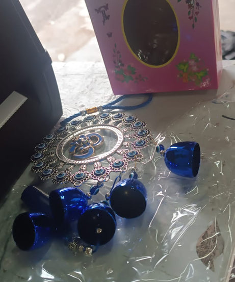 Decorative OM Evil Eye Wind Chime Wall Hanging (Mix Desin & 1 Pc)