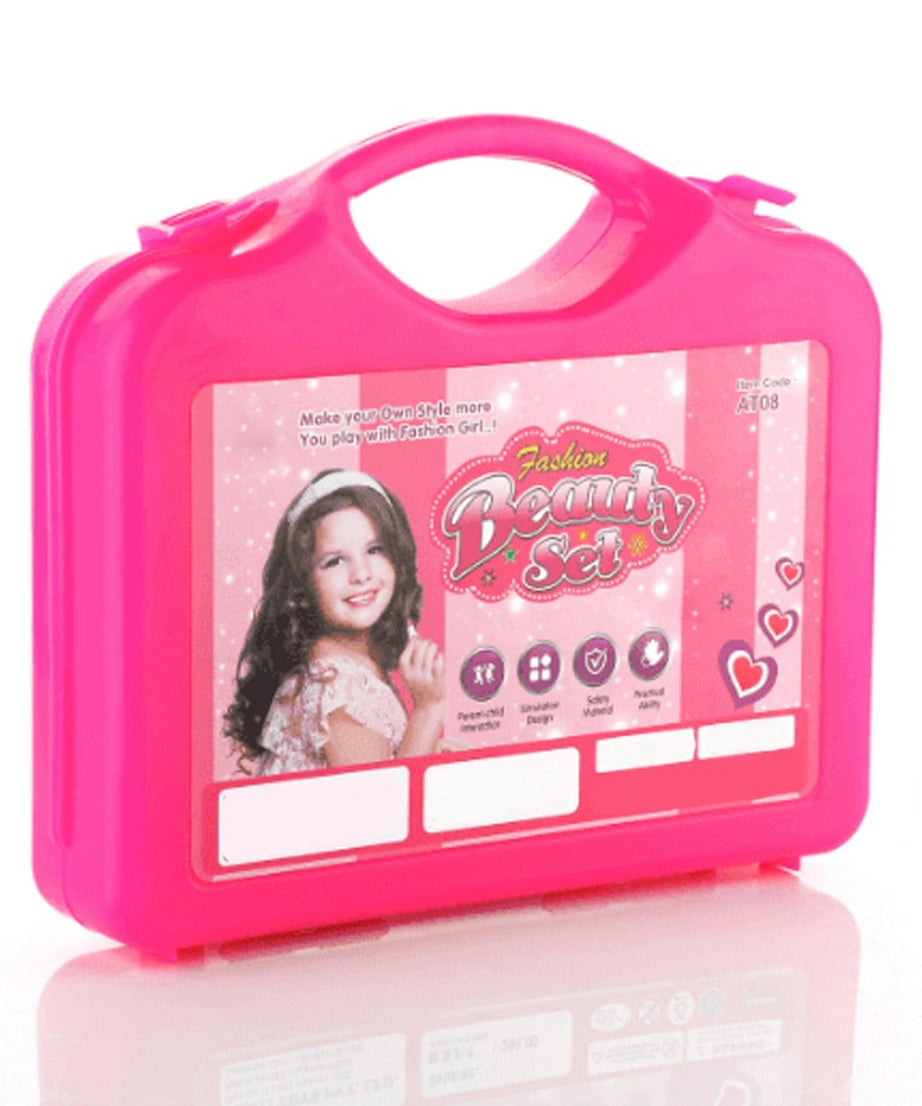 Multicolour kids makeup set with suitcase