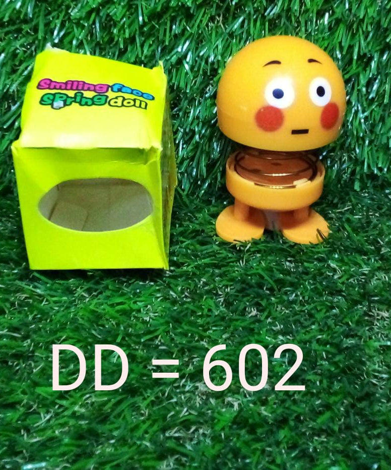 Smiling face spring figure toy