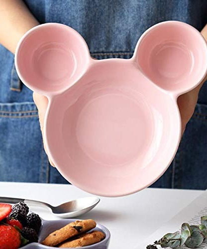 Kids snack serving plate, cartoon design