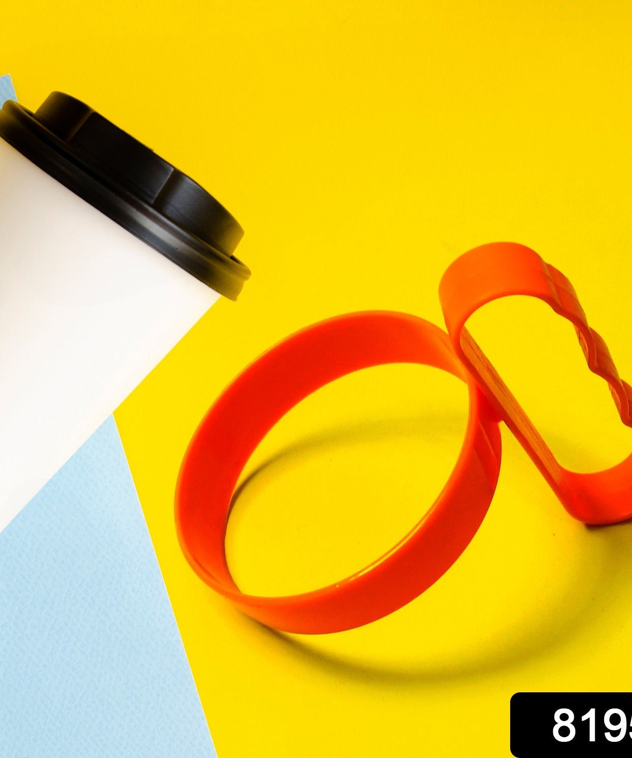 Anti-Slip Plastic Tumbler Handle – Lightweight Cupholder Grip (1 Pc)