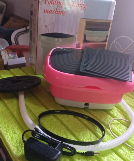 Folding Washing Machine, Mini Portable Washing Machine, Deep Cleaning, Mini Foldable Washing Machine, Suitable For Socks, Underwear, Baby Clothes & Other (1 Pc)