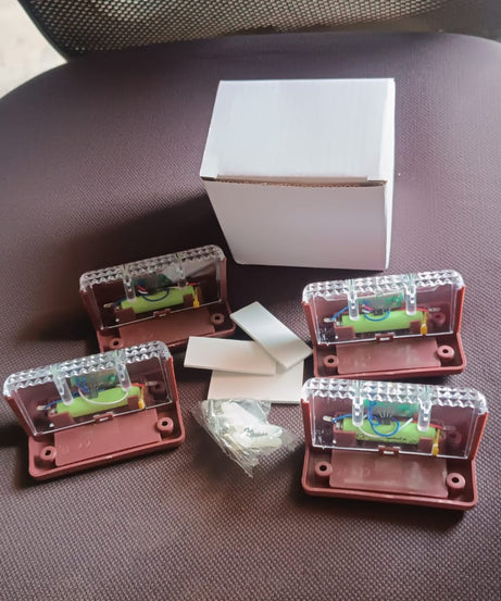 4-Piece Solar Waterproof Garden, Stair & Railing Lights