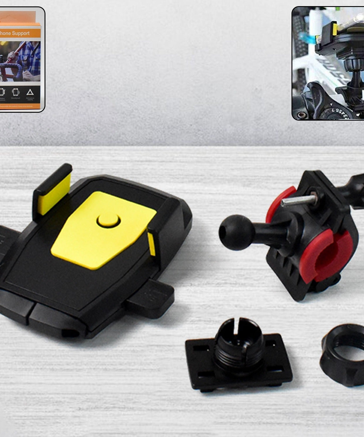 Motorcycle Phone Mount Bicycle Phone Holder Motorcycle Handlebar Phone Holder